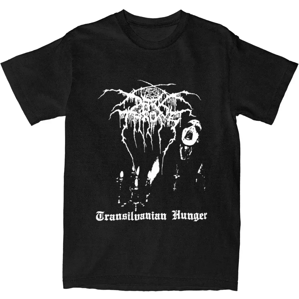 Black Metal Band Darkthrone Men Women T Shirt Transilvanian Hunger Apparel Vintage Tees T-Shirt 100% Cotton Gift Clothing