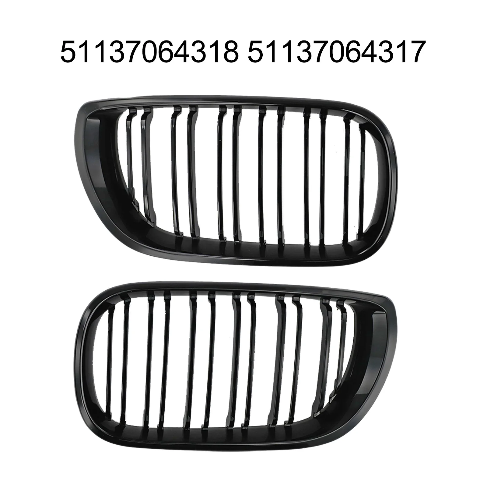 

High Performance Front Bumper Air Intake Grille for BMW E46 (2002 2005) Easy Direct Installation OEM 51137064318/51137064317