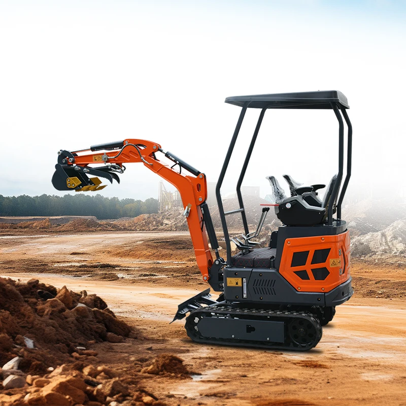 Customized Factory Price Mini Digger Hydraulic Backhoe Hook Machine 1.2 Ton Crawler Excavator Kubota Home & Garden Bagger EPA/CE