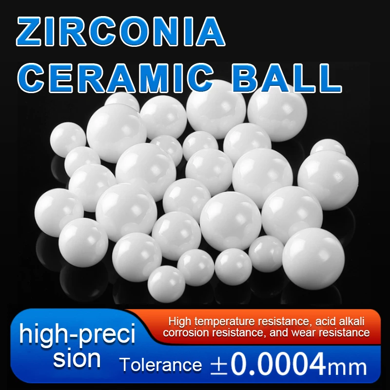 ZrO2 Zirconia Ball G10 Precision Ceramic Bearing Ball Diameter 0.8 1 1.2 1.5 1.588 2 2.778-16MM Smooth Ball Ball Hardness: 70-75