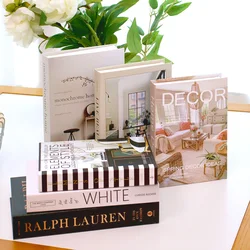3Pcs/Set Multiple Size Fake Books Set Coffee Table Books Ornament Decorative Fake Book For Home Aesthetic TV Cabinet Decoration