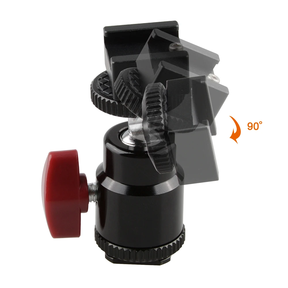 CAMVATE 90 ° عمودي المفصلي الحذاء الساخن مع كرة صغيرة رئيس لكانون/نيكون/أوليمبوس/بنتاكس/باناسونيك/فوجي فيلم & كوداك كاميرا