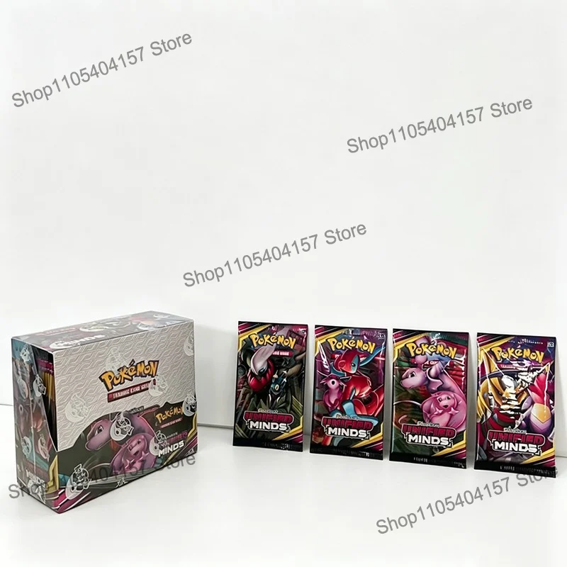 360 Stück Pokemon TCG Sun & Moon Unified Minds Englische Booster-Kampfkarten Sammelkartenspiel Spielzeug Geschenke