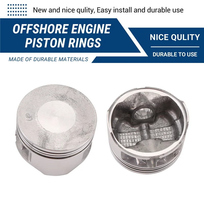 

A82M-6BX-E1631 STD Piston Kit With Rings For 4 Stroke 4HP 6HP Outboard Motor 6BX-E1631-00-96 6BX-E1603-00-00