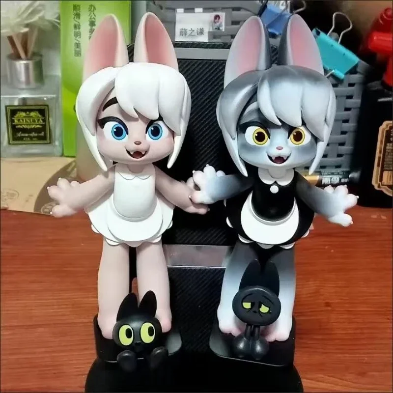 Hot Genuine Kawaii Kongzoo Pure Natural Maid Cat Blind Box Toys Binary Action Figure Birthday Funny Gift Toy Free Shipping