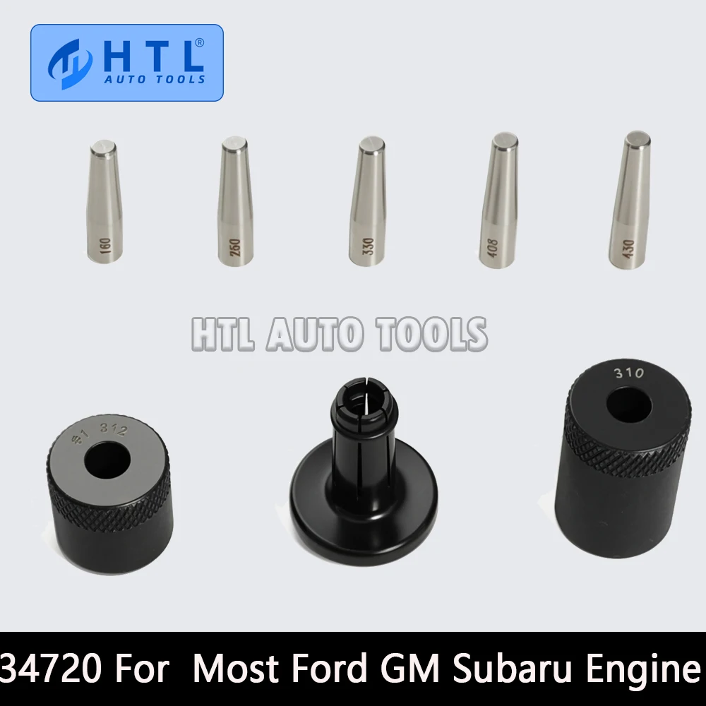 

8PC Fuel Injector Single Double Seal Resizer Tool Installer Kit 34720 Injector Seal Installer Kit for Most Ford GM Subaru Engine