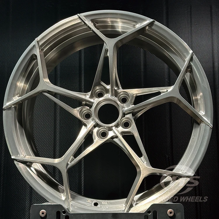 Monoblock Custom Monoblock Brushed Silver 18 19 20 21 22Inch Forged Racing Car Wheels Rims for   Acura