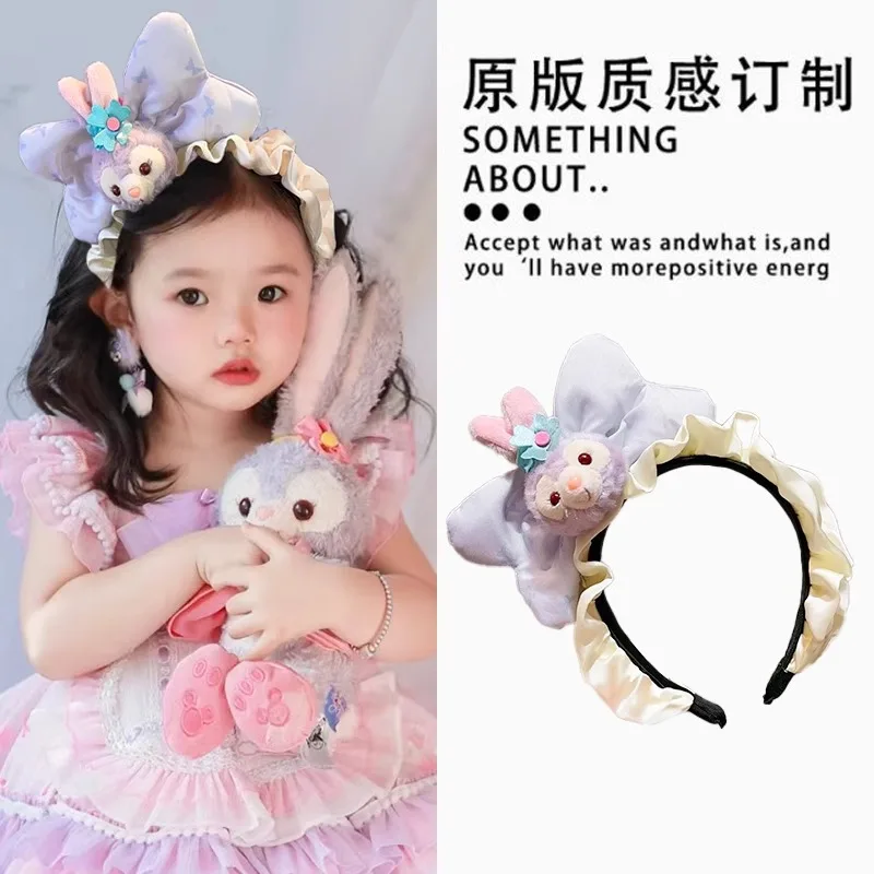 Carino Disney Star Doree Cartoon Bow Accessorio per capelli Fascia 2025 Nuovo stile Versatile Fascia per capelli per ragazze Regalo