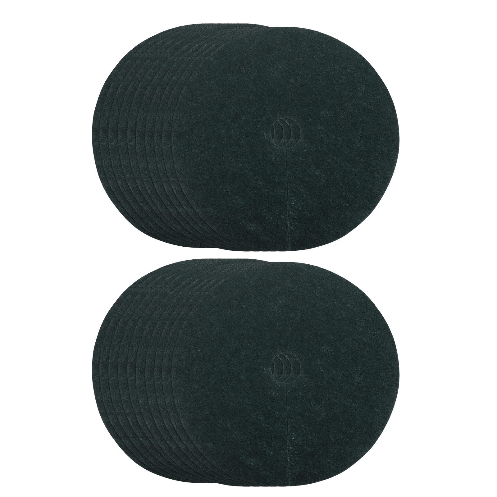 

20Pcs Garden Plant Root Protection Non-Woven Mulch Mats 32Cm Blocking Fabric Outdoor Ground Cover Weed Barrier Cover