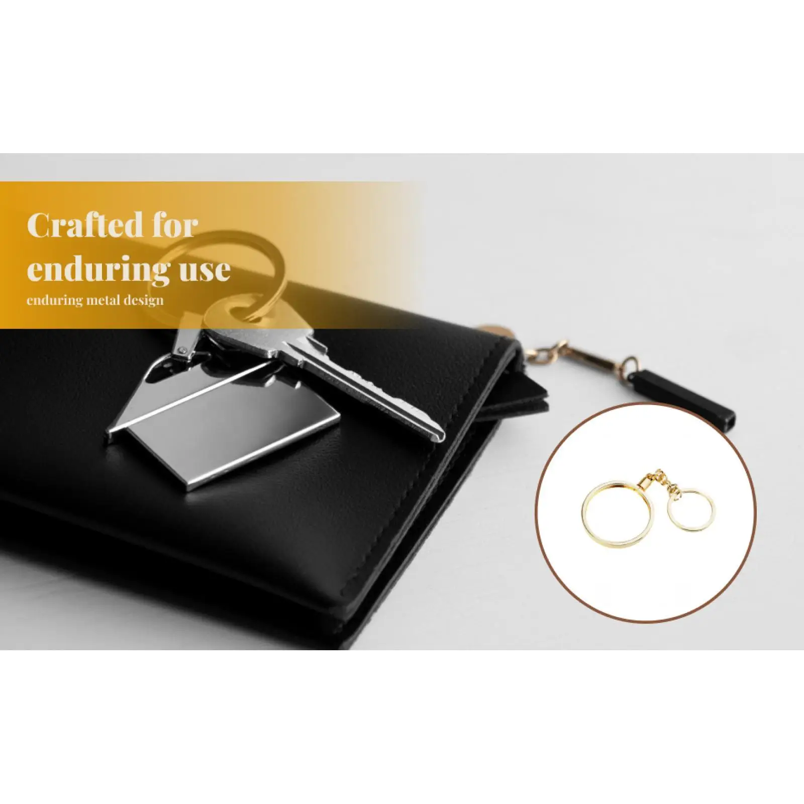 

Coin Keyring Pendant Metal Key Pendant Accessory for 40mm Commemorative Coin for Gift and Storage Use