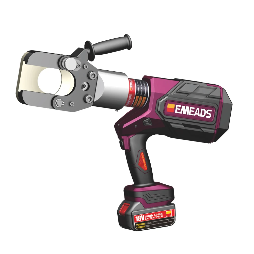 EMEADS EP-55 Battery Powered Hydraulic Cable Cutting Tools With Alloy Steel Construction For Copper Applications