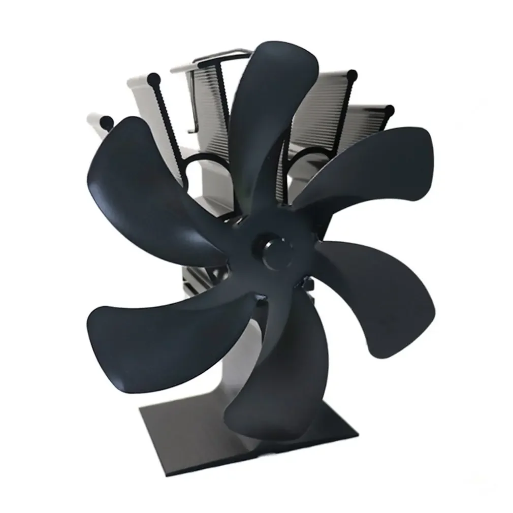 Fireplace Heat Powered Stove Fan | 6 Blades | Ecofan | Quiet Operation | Efficient Heat Distribution