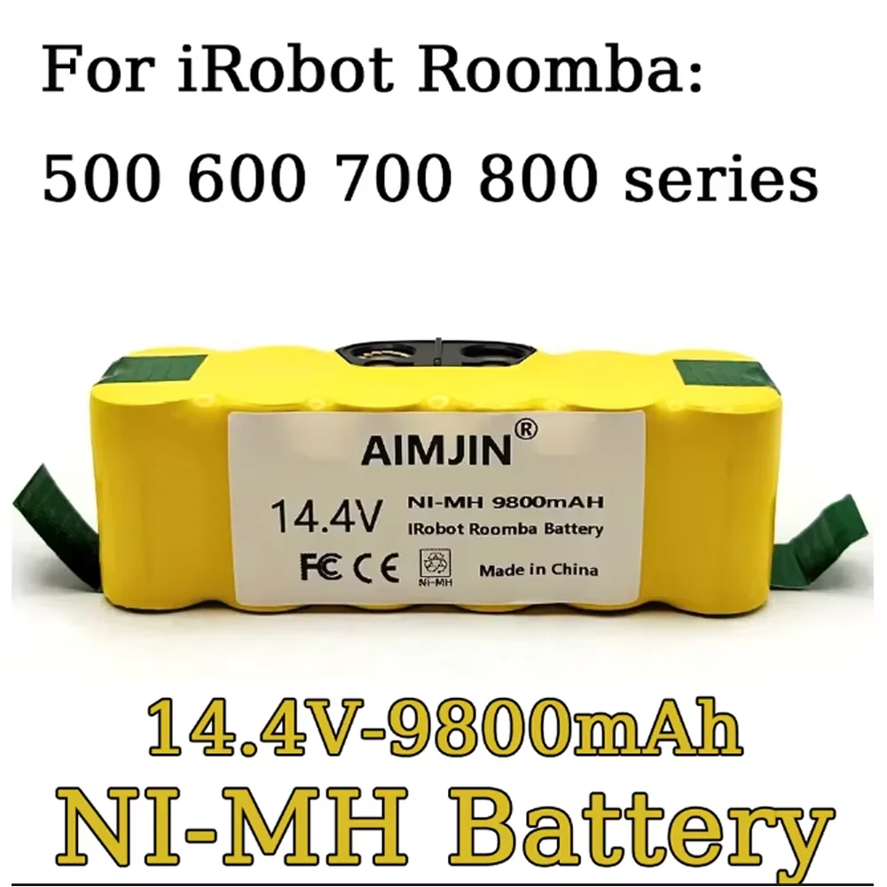 

14.4V For iRobot Roomba 500 600 620 650 700 770 780 800 900 Series Vacuum Cleaners Rechargeable Battery