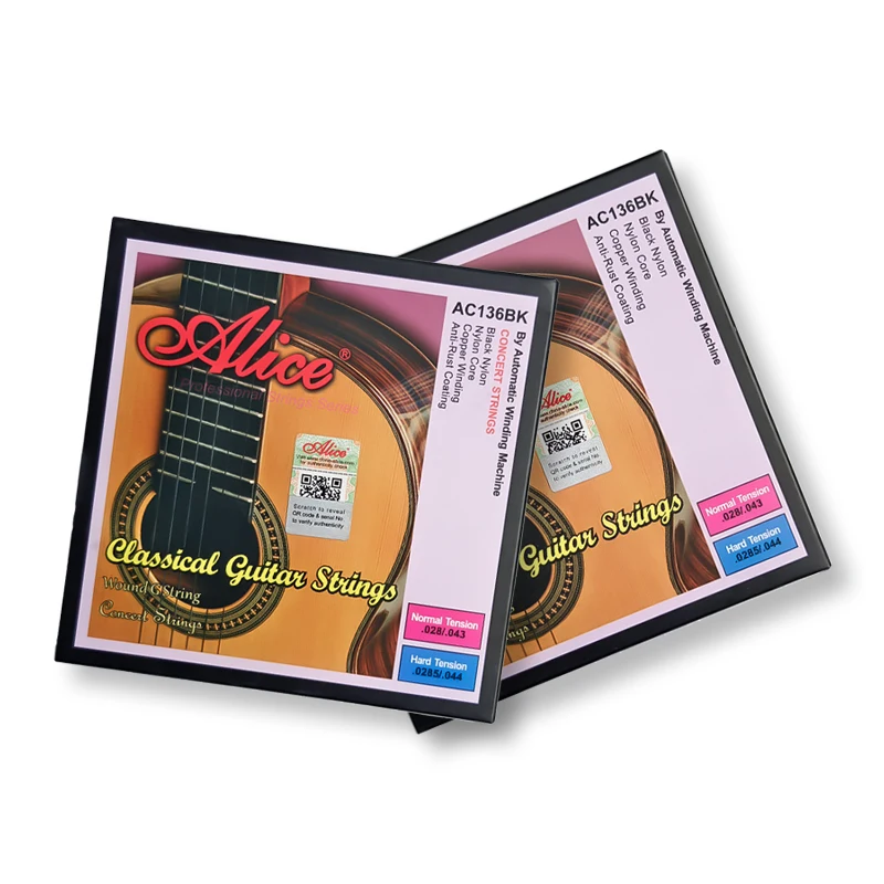 Alice Classical Guitar Strings Collection Normal/Hard Tension Strings Multifilament Nylon Core Guitar Accessories