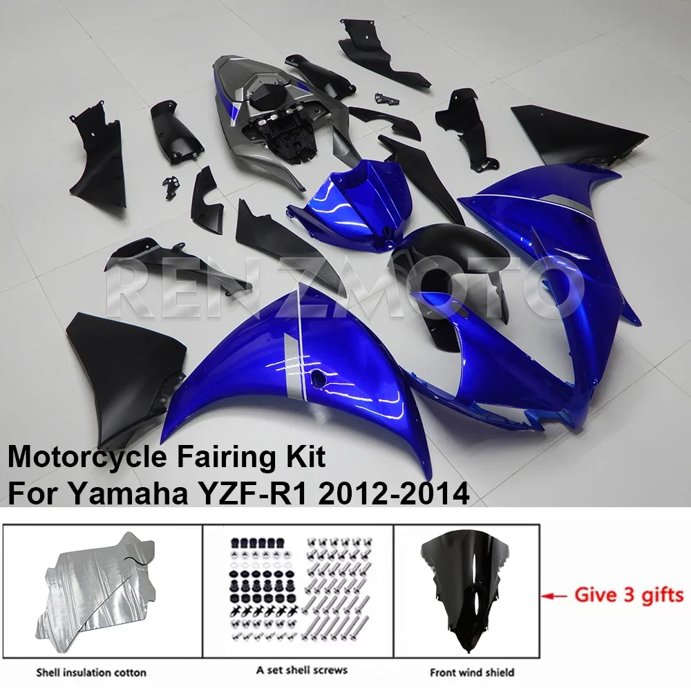 

Motorcycle Fairing Set Body Kit Plastic For YAMAHA YZF-R1 YZF R1 2012-2014 Accessories Injection Bodywork Y1013-108a