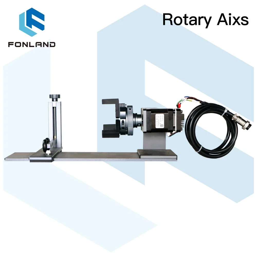 Fonland DAJA eje giratorio con controlador integrado grabador láser de fibra máquina de marcado herramienta de rotación para marcar anillos de copa
