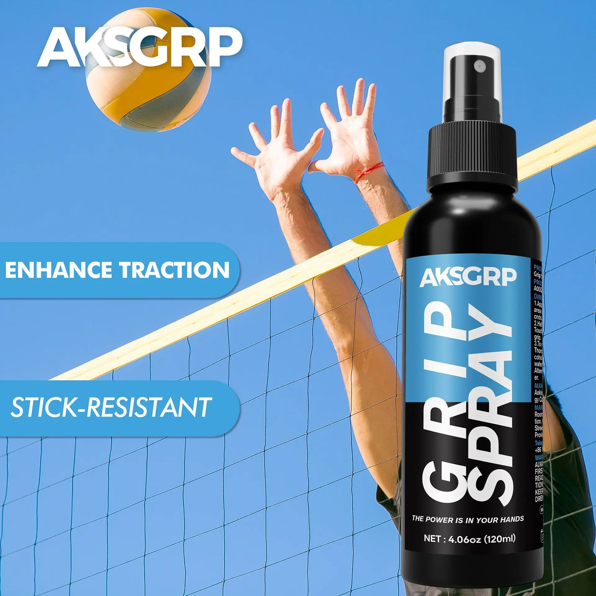 120ml Goalkeeper Glove Spray Football Grip Spray for Goalkeeping Gloves Non-slip Enhanced Sticky Baseball Replacement Glove Glue