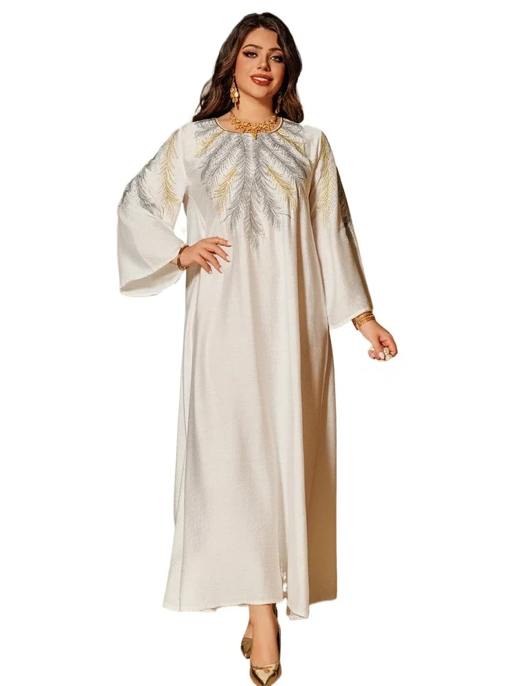 Haftowane diamenty Abaya Dubaj Turcja Islam Marokańska sukienka muzułmańska Kaftan Afrykańska moda Abayas dla kobiet Szata