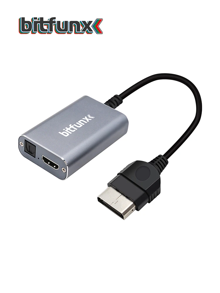 Bitfunx HDMI ™   Adapter für XBOX Classic Retro Gaming-Konsolen HD-Kabel akzeptiert 5.1 Dolby Digital Surround Sound