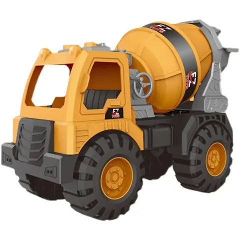 Big Size Engineering Vehicle Model Plastic Excavator Crane Mixer Dump Truck Cars Toy Set for Kids Boys Outdoor Sand Game