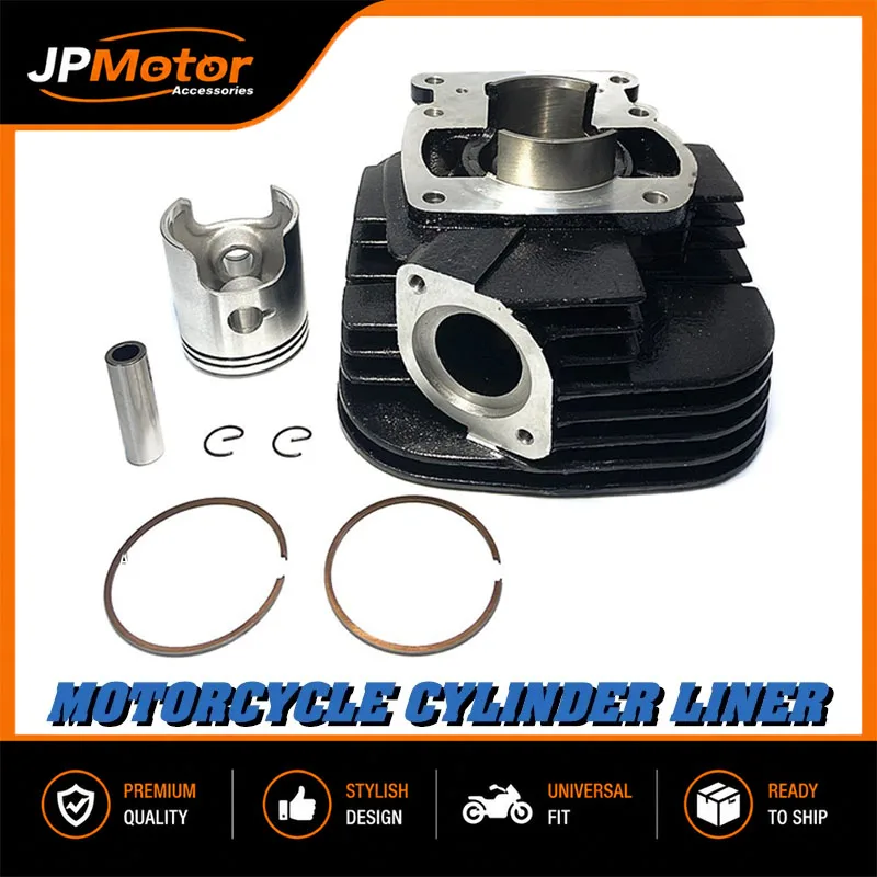 56MM Versions Cylinder Kit Piston Ring Set fit for Suzuki TS125 2 Stroke 125cc TS 125 Motorcycle Engine Spare Accessories
