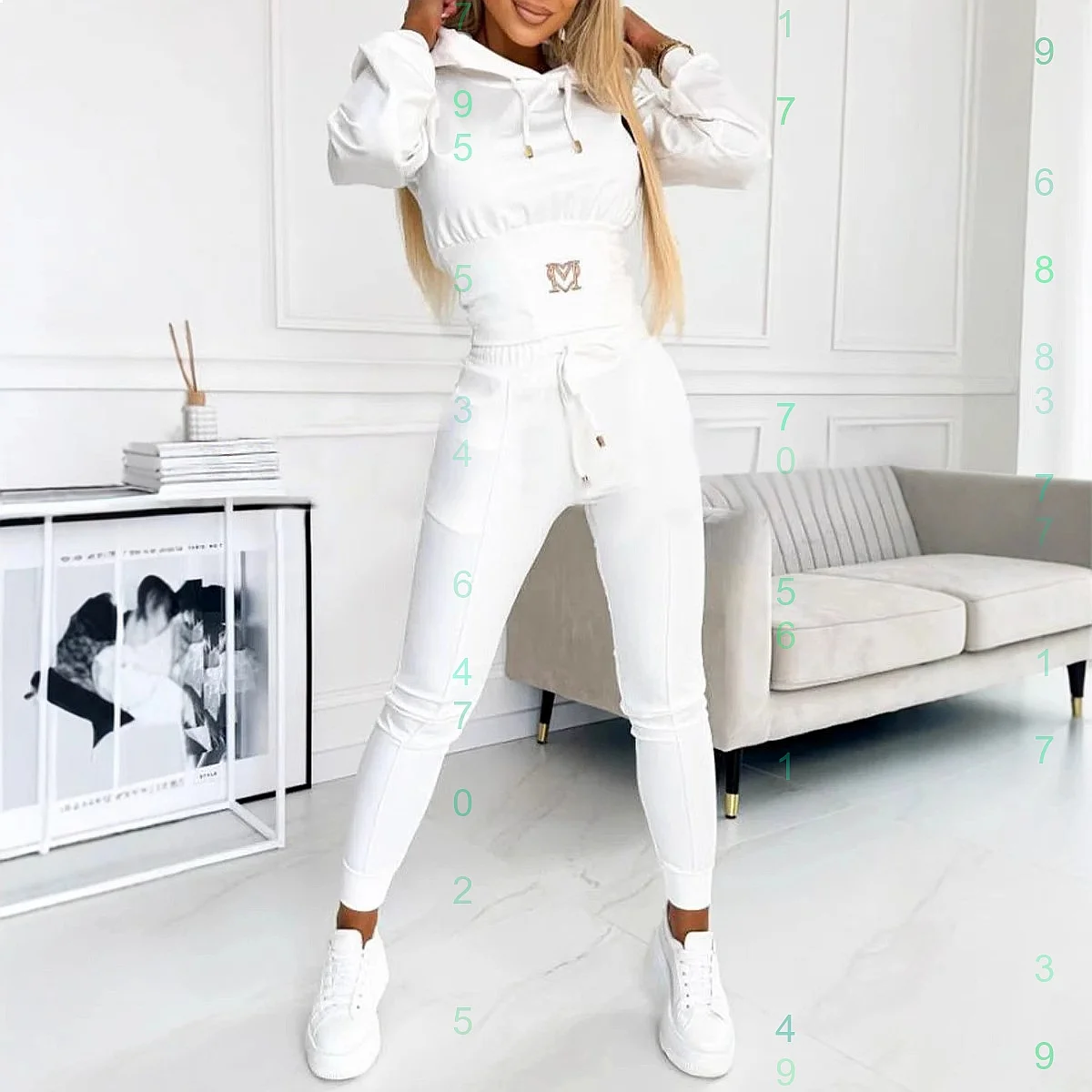 

Cozy Hoodie Matching Set Women 2 Piece Jumpsuit Lounge Sweatsuit Spring Summer Casual Tracksuit