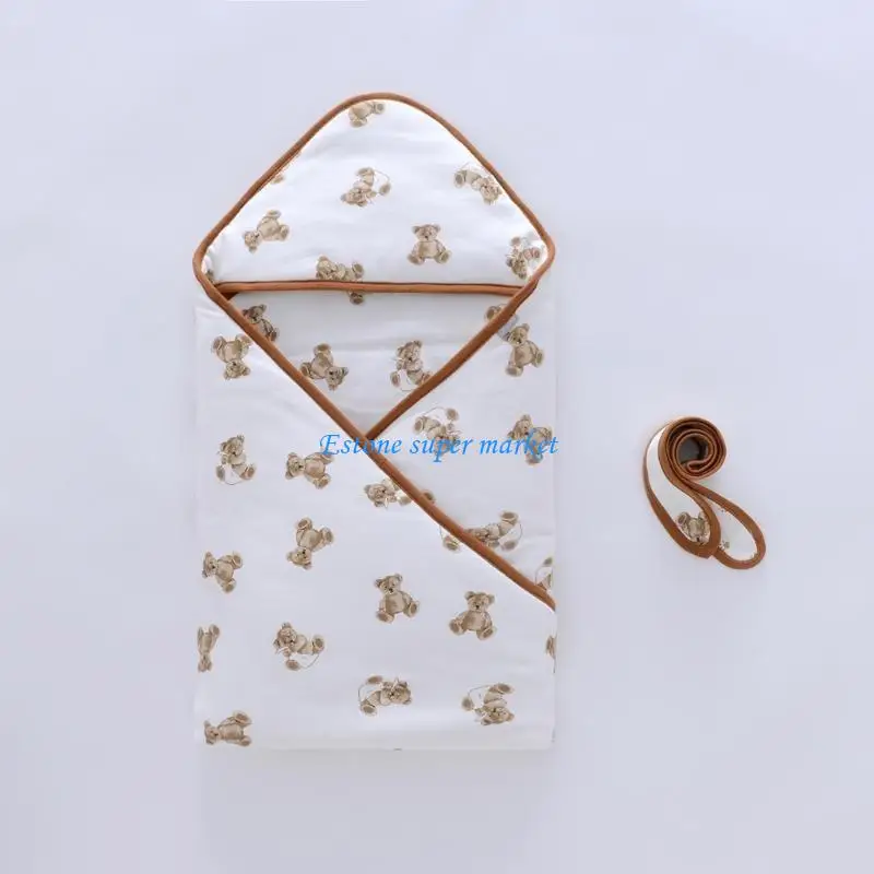 090B الطفل تلقي بطانية الخريف المغلف كيس النوم الوليد القطن قماط التفاف