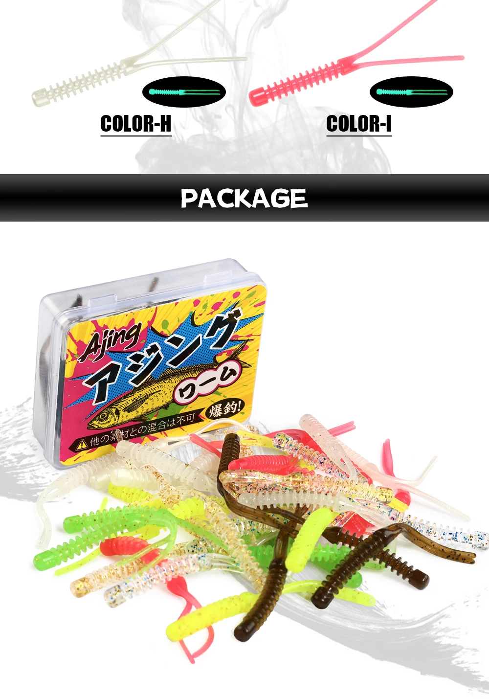 Palisander Ajing Weicher Köder 5,5 cm TPR Mini Kunststoff Schwimmender Swimbait Silikon Köder Doppelschwanz Wurm Felsenfischen Maden Bass Karpfen – Detail 7