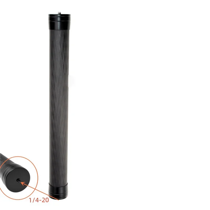 ممتاز-ألياف الكربون تمديد قضيب 35 سنتيمتر Monopod القطب قضيب تمديد عصا مع 1/4 المسمار ل DJI Feiyu Ronin تمديد قضيب