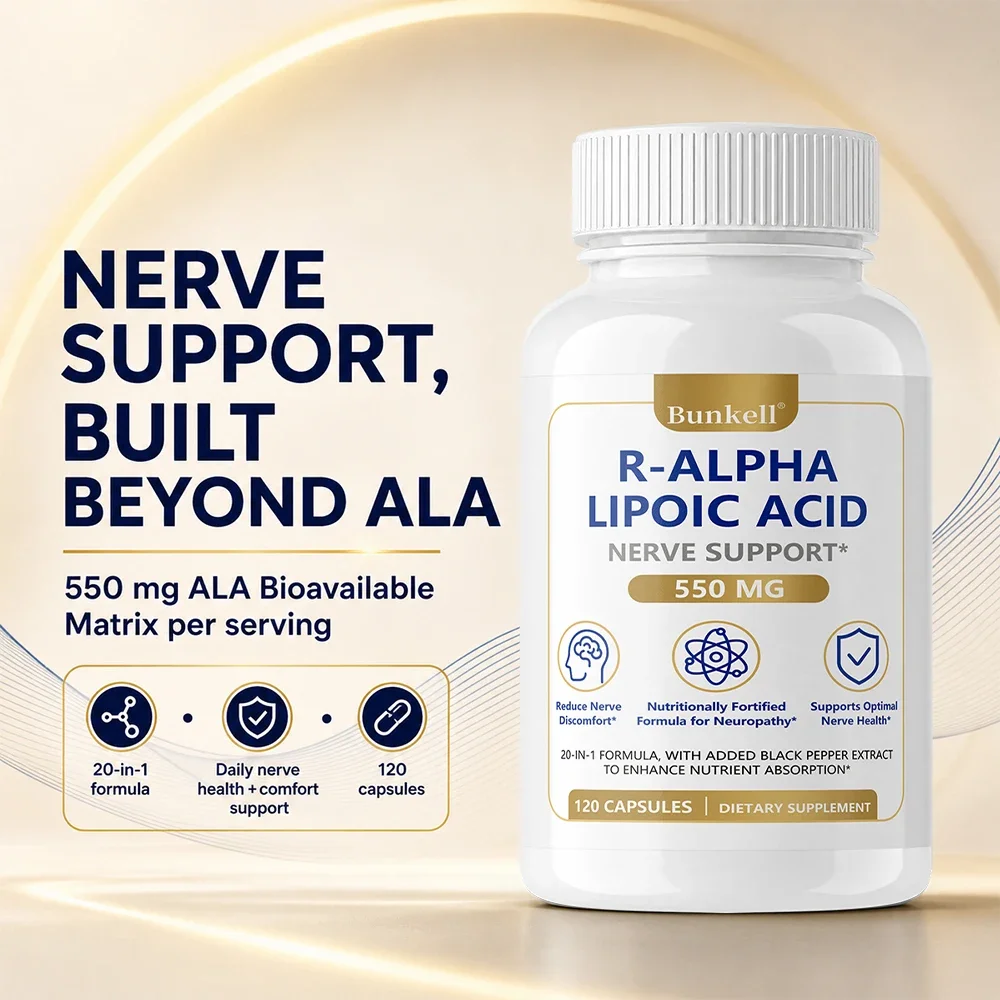 Alpha Lipoic Acid - Antioxidant, Brain and Heart Health Cognitive Function Support, Relax Nervous