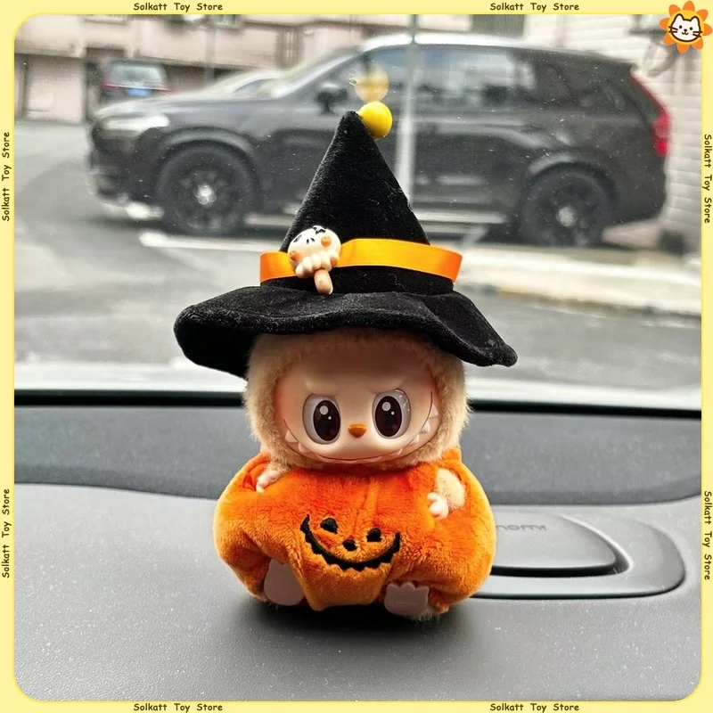 فقط الملابس لملابس دمية لابوبو اليقطين قبعة الساحرة النحل زهرة بذلة شال موضة البرتقال دعوى هالوين هدية العصرية اللعب