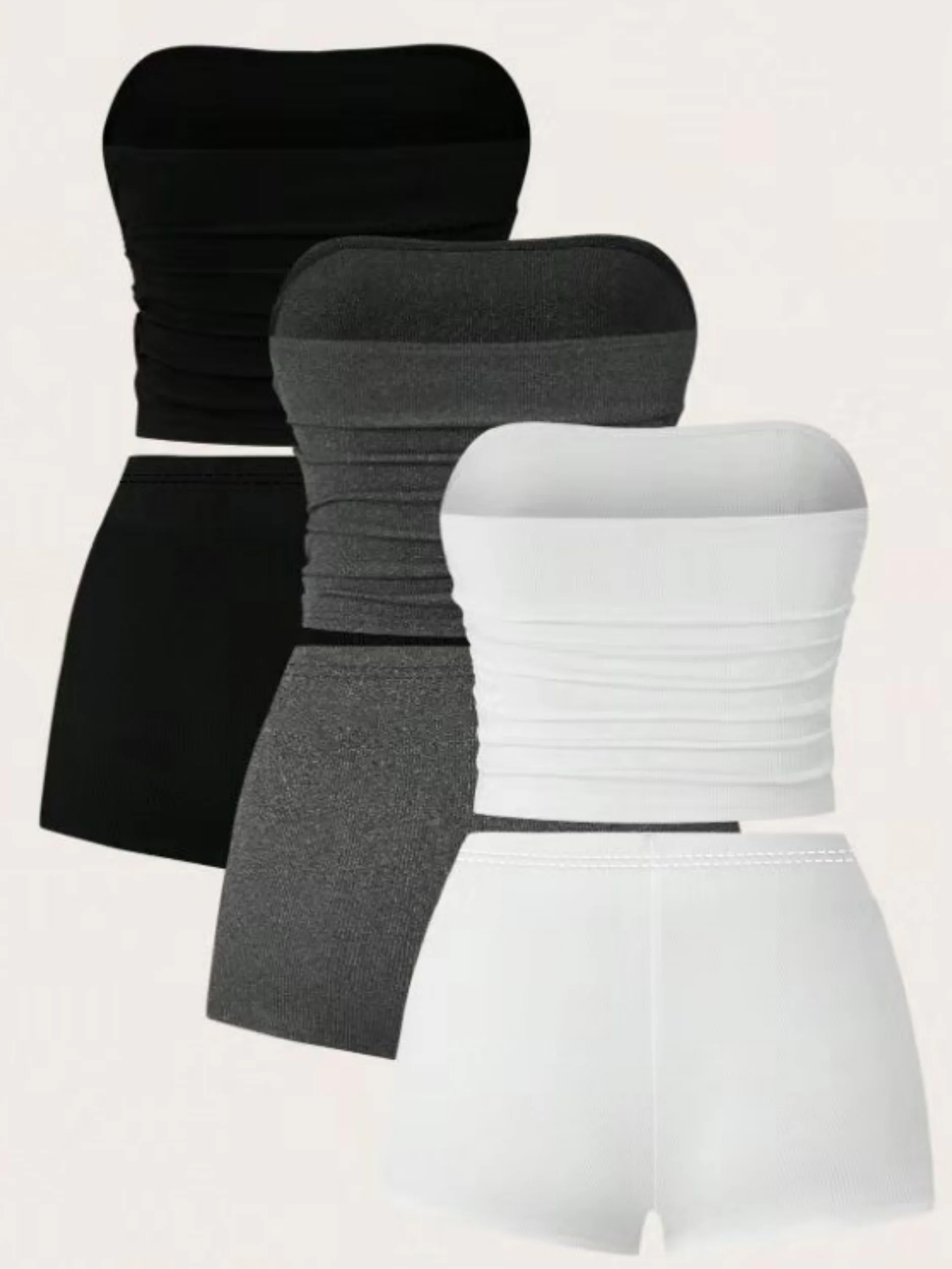 Lente- en zomermodetrend Multifunctionele damesset - Driedelige set