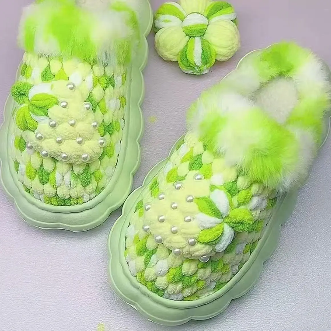 فرو المنك الشعر الطويل اليدوية الصوف أرنب الصوف الصوف الموضوع تقليد الفراء الموضوع الصوف محبوك Diy100gThread الكرة أفخم الموضوع #2