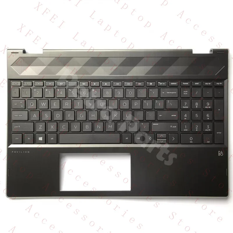 

C For HP PAVILION X360 15T-CR 15-CR Upper Case Palmrest US Keyboard L20848-001