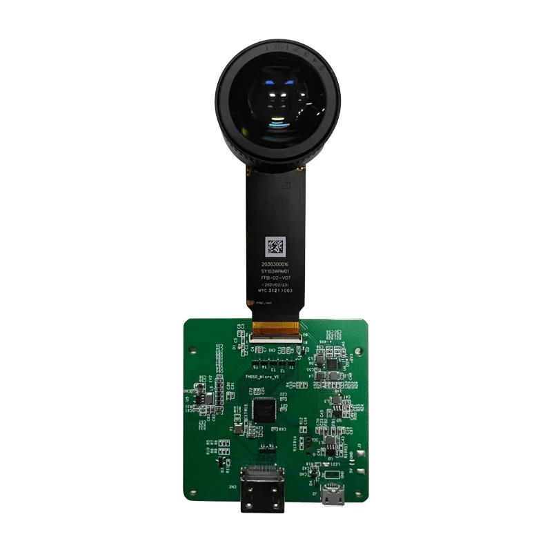 SeeYA 3D 팬케이크 VR 렌즈 1.03인치 2560x2560 mipi 마이크로 OLED 디스플레이 모듈 광학 렌즈 포함 AMOLED 광학