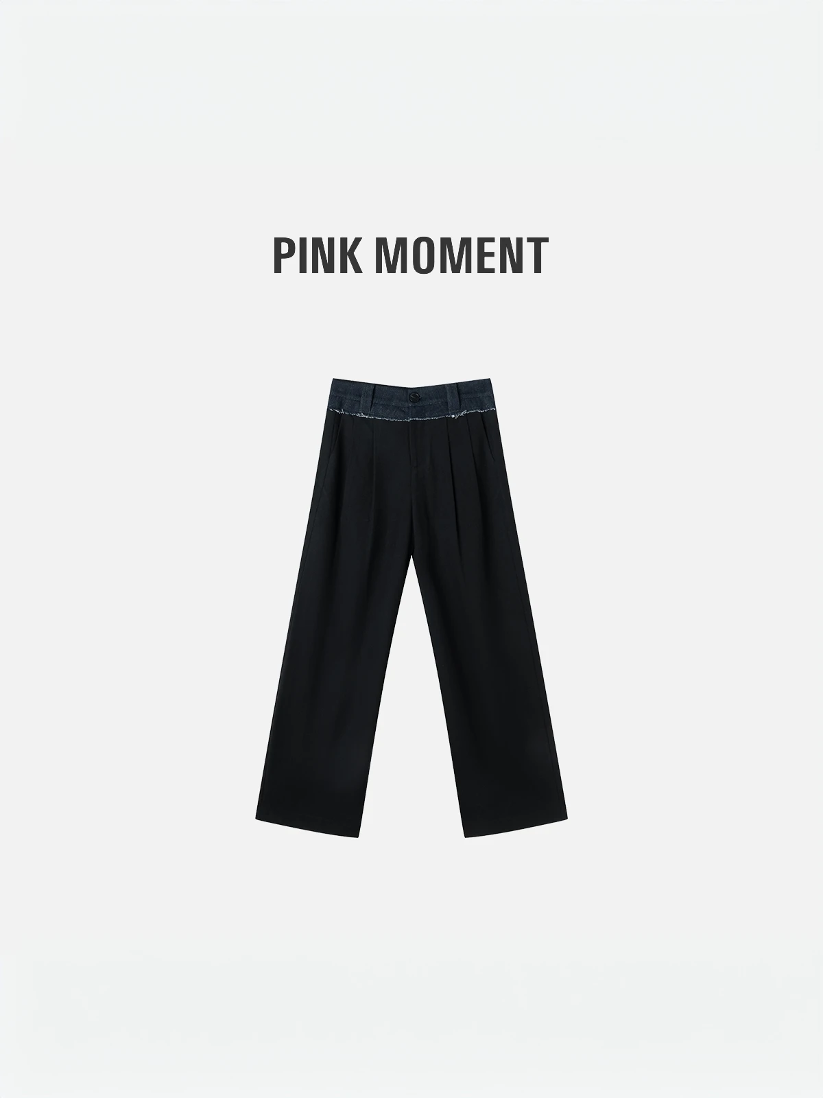 

Джинсы с высокой талией и широкими штанинами, женские повседневные брюки, новинка весенней коллекции, синий деним с пэчворк-дизайном, удобные, из полиэфирного волокна