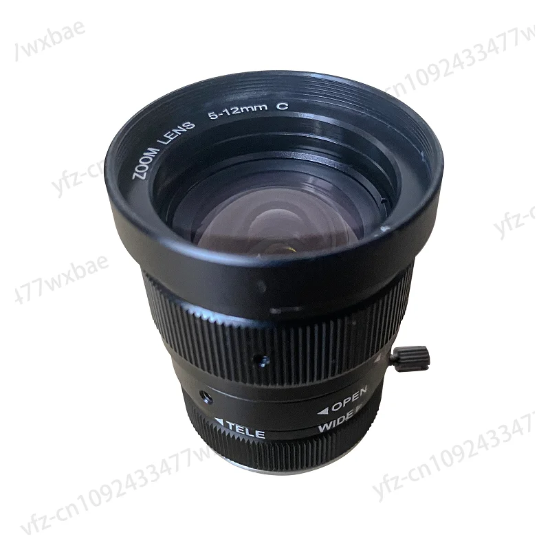 6-10MP 1/1.8” F2.0-F2.8 Low distortion C-Mount Vari-focal Lens 5-12mm 7-36mm 10-50mm 10-55mm