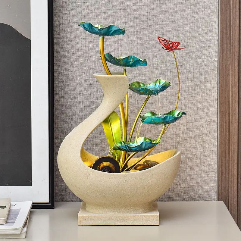 Chinese minimalist wealth attracts mobile accessories, light luxury office desktop decoration