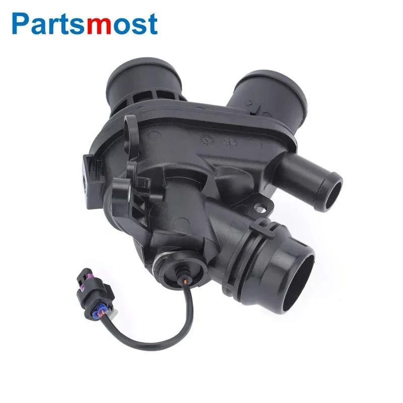 Carcasa de termostato automático de gasolina 3,0 V6 con Sensor para LR4 Range Rover RR Sport 14- New Discovery Velar LR 062498   LR LR 069809   LR LR 095895