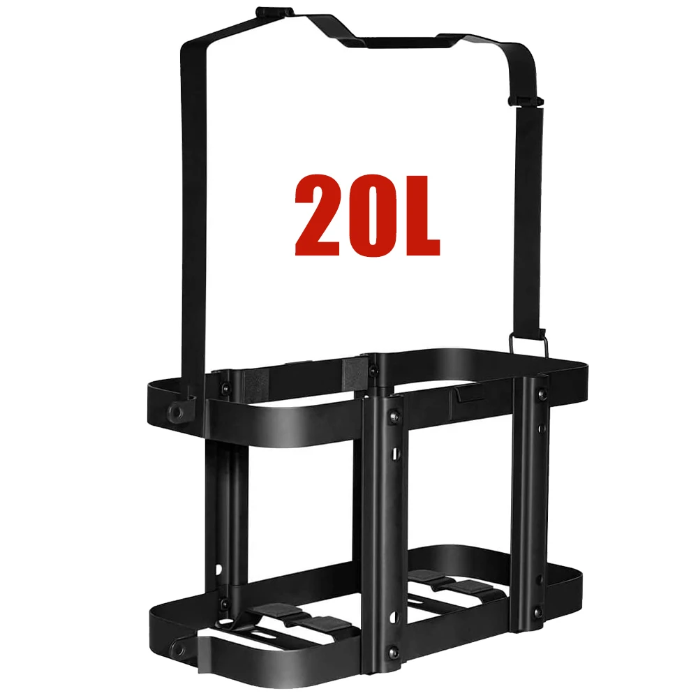 

Держатель контейнеров для хранения воды на 20 л/5 галлонов, подходящее для контейнера для воды со скипетром и топливной банки, запираемый монтажный кронштейн на 20 л