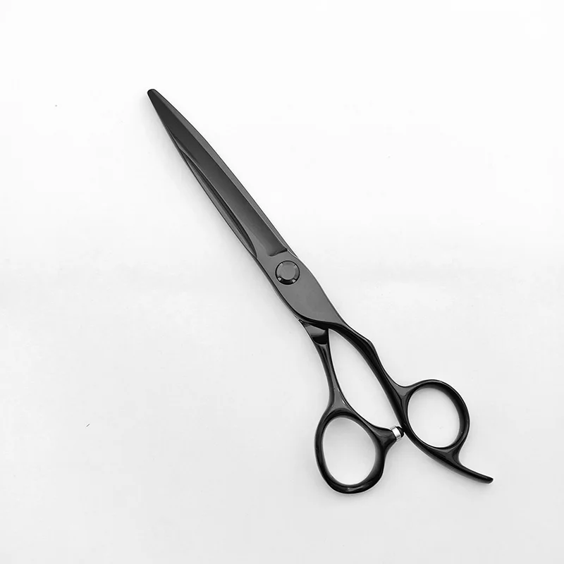 

Ножницы для волос с ЧПУ из кобальтовой стали, черное титановое покрытие, профессиональные ножницы для стрижки волос CC1-63, черные