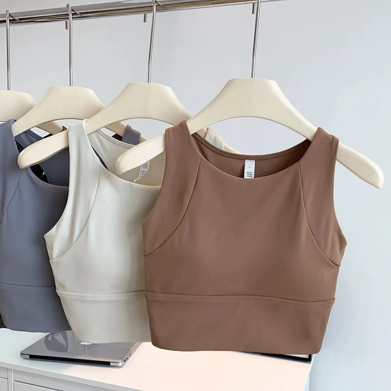Stoßfester, hochintensiver Fitness-BH mit integrierten Cups, geeignet für Laufen, Yoga, mit schönem Rückendesign, atmungsaktiver Sport-BH für Frauen. – Detail 15