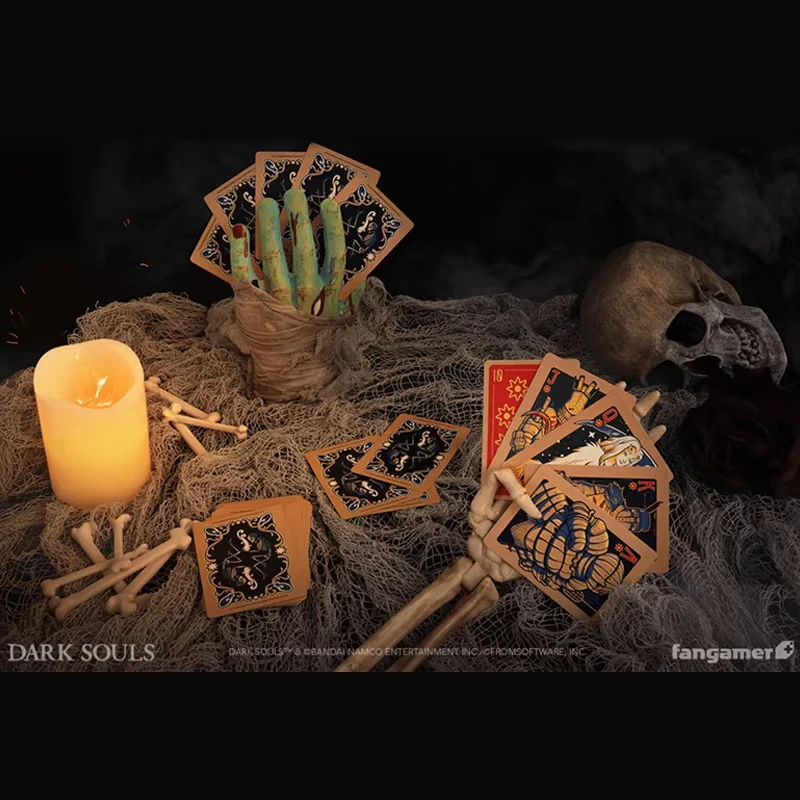 Dark Souls Poker-Karten – Deck mit 52 Karten, perfekt zum Spielen von Poker, Black Jack, Big 2 und anderen Kartenspielen