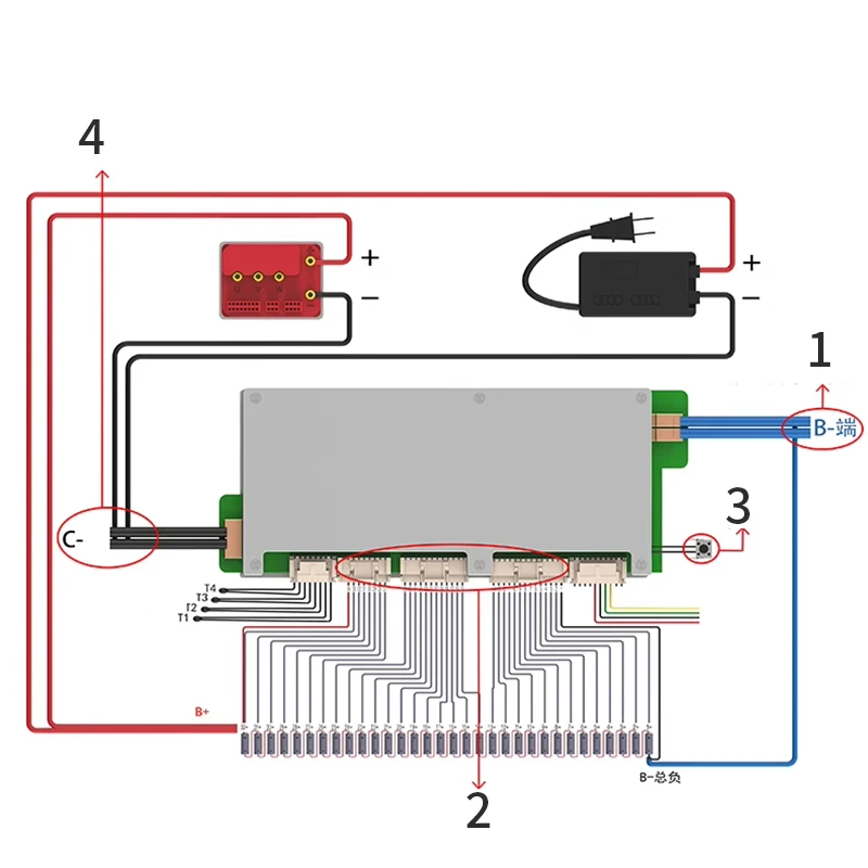 ANT SMART BMS 10S-32S  36V 200A 300A 16S 20S 24S Built-in Bluetooth APP Software LiFePo4 Li-ion LTO Battery Protection Board PCM