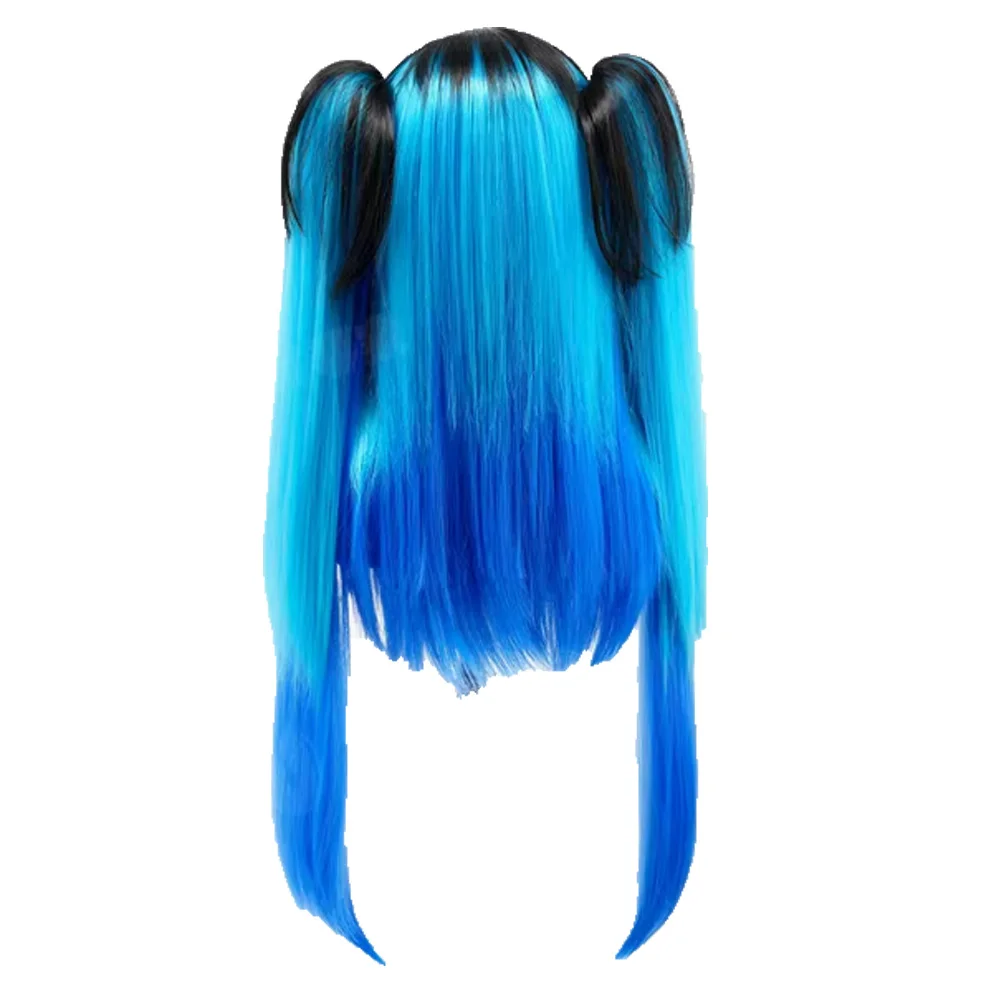 Tsukumo Kako Parrucche Gioco Centina Linea Accessori per costumi cosplay Parrucca blu nera Copricapi Donne Travestimento Ruolo Holloween Abiti