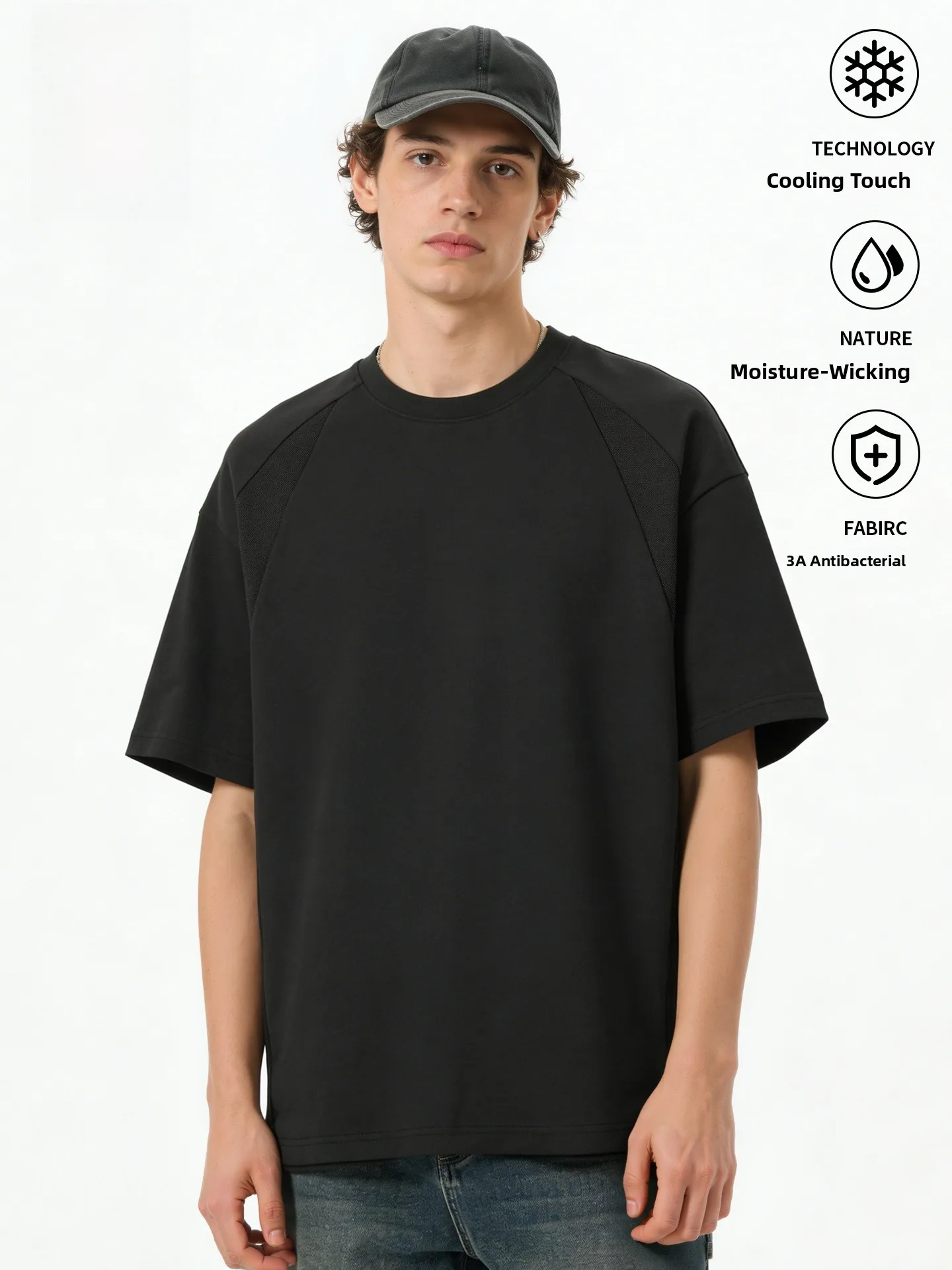 

Izzue Мужская круглая футболка Ne ort Sve Sport Fitn Повседневная летняя новая футболка Sle 4P Дышащая Qui Dry Антибактериальная