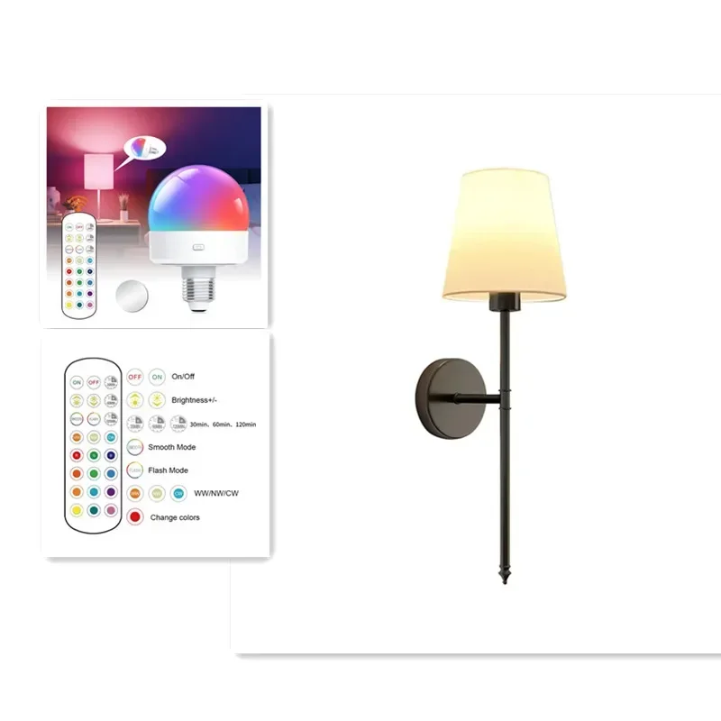RGB wall lamp remote control