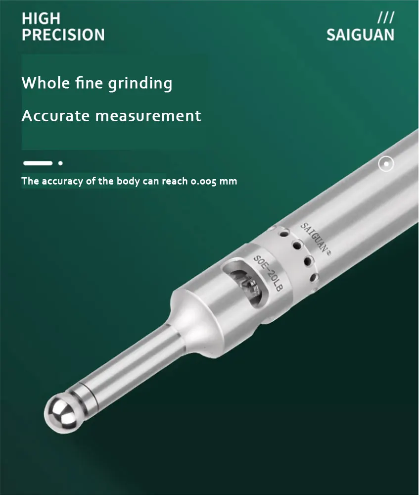 The high-precision electronic edge-finder of photoelectric dividing rod in CNC machining center of Taiwan emits light sound SO