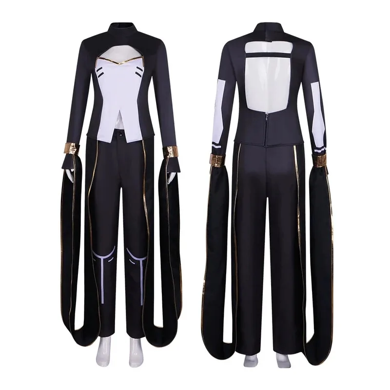 Fantasia Movie X-Force Storm Cosplay Uncanny Black Costume Women Men Halloween Uniform Carnival Role Play Disguise Stage Outfits