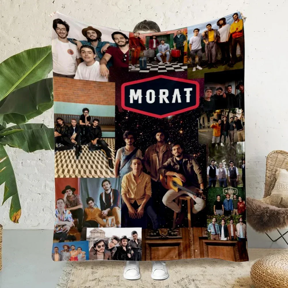 

Morat Music Band Printed Throw Blanket Soft Warm Perfect for Home Travel Picnics and Gifts